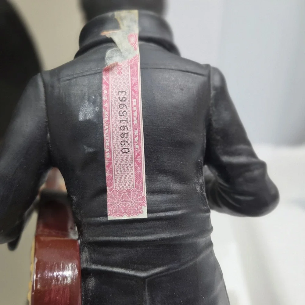1977 McCormick Forever Elvis 68‎ Music Box Whiskey Decanter Empty W/ Box